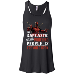 image 1019 247x247px Deadpool Shirt: I'm Sarcastic Because Punching People Is Frowned Upon