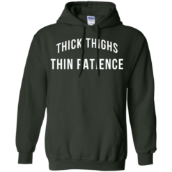 image 102 247x247px Thick Thighs Thin Patience T Shirt, Hoodies & Tank Top