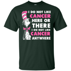 image 1028 247x247px I Do Not Like Cancer Here Or There Or Anywhere T Shirt