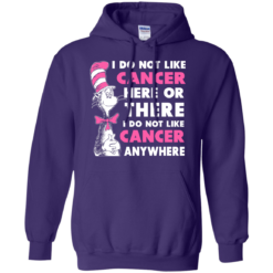 image 1034 247x247px I Do Not Like Cancer Here Or There Or Anywhere T Shirt