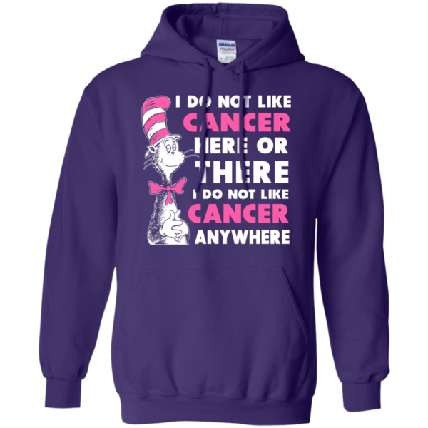 image 1034 600x600px I Do Not Like Cancer Here Or There Or Anywhere T Shirt