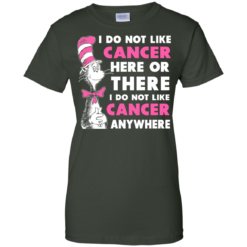 image 1036 247x247px I Do Not Like Cancer Here Or There Or Anywhere T Shirt