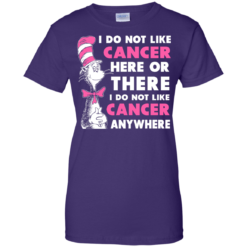 image 1037 247x247px I Do Not Like Cancer Here Or There Or Anywhere T Shirt
