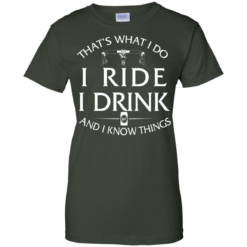 image 175 247x247px Cycling T Shirt: That's What I Do I Ride I Drink And I Know Things
