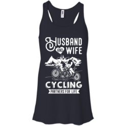 image 224 247x247px Husband and Wife Cycling Partners For Life T Shirt
