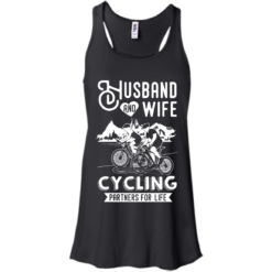 image 225 247x247px Husband and Wife Cycling Partners For Life T Shirt