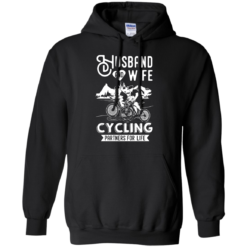 image 226 247x247px Husband and Wife Cycling Partners For Life T Shirt