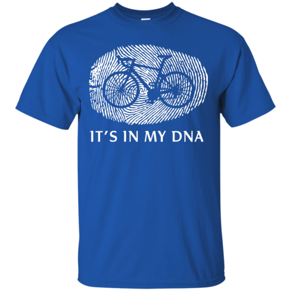 image 250 600x600px It's in my DNA Cycling tshirt, bicycle DNA shirt