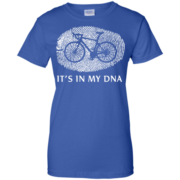 image 258 600x600px It's in my DNA Cycling tshirt, bicycle DNA shirt