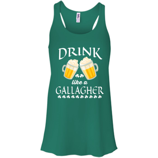 image 34 600x600px St Patrick's Day: Drink Like A Gallagher T Shirt