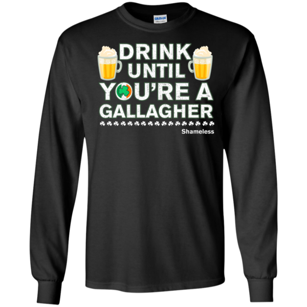 image 4 600x600px St Patrick's Day: Drink Until You Are A Gallagher T Shirt