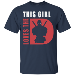 image 506 247x247px DEADPOOL T shirt: This Girl Loves The D (Deadpool) Shirt