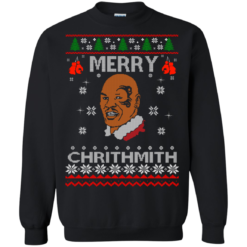 image 561 247x247px Merry Chrithmith Mike Tyson Ugly Christmas Sweater, T shirt