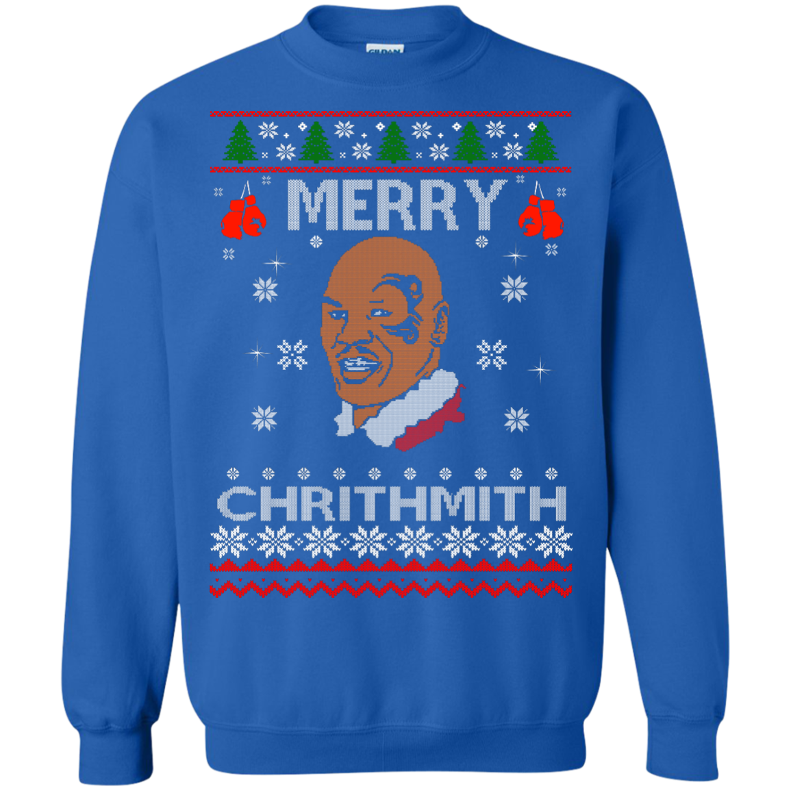 Merry Chrithmith Mike Tyson Ugly Christmas Sweater, T-shirt