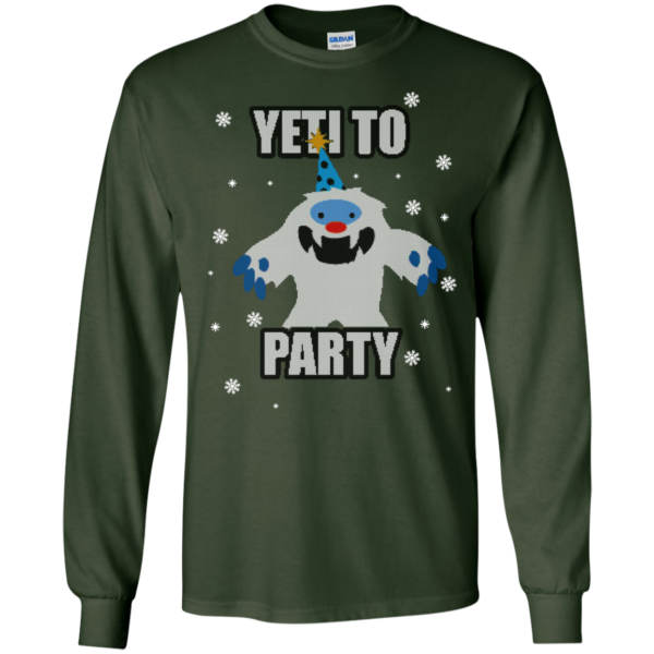 image 570 600x600px Yeti To Party Christmas Sweater