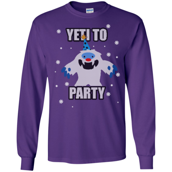 image 572 600x600px Yeti To Party Christmas Sweater