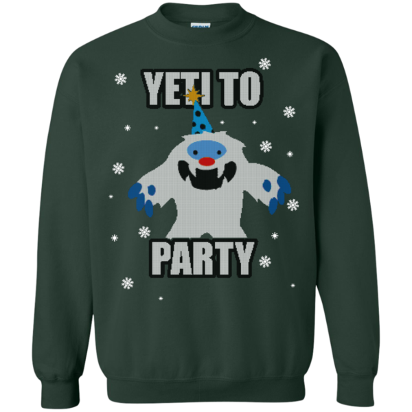 image 574 600x600px Yeti To Party Christmas Sweater