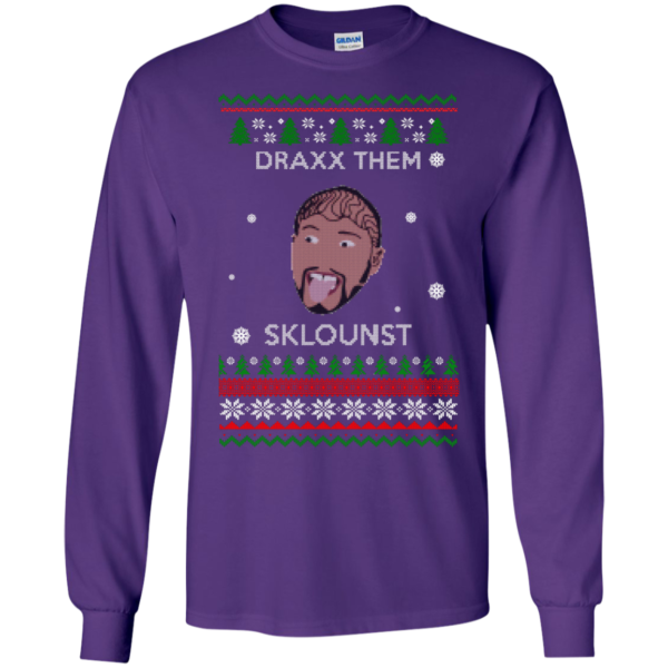 image 584 600x600px Draxx Them Sklounst Christmas Sweater, T Shirt, Hoodies