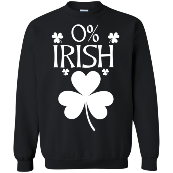 image 682 600x600px St Patrick's Day: 0% Irish funny irish t shirt, hoodies, tank