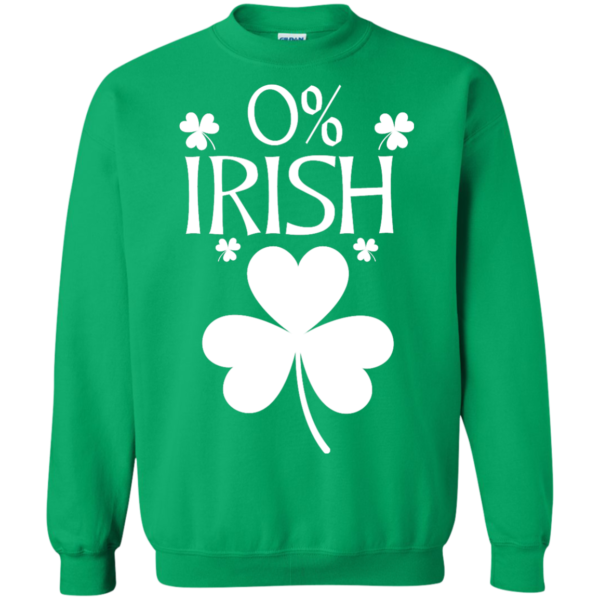 image 683 600x600px St Patrick's Day: 0% Irish funny irish t shirt, hoodies, tank