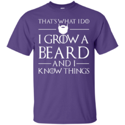 image 866 247x247px That’s What I Do I Grow Beard and I Know Things T shirt