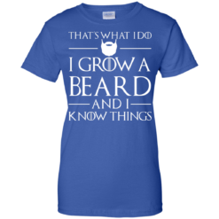 image 874 247x247px That’s What I Do I Grow Beard and I Know Things T shirt
