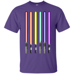 image 877 247x247px Star Wars Lightsaber Rainbow Shirt (Tee Hoodies Tank Top)