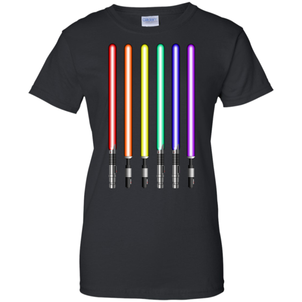 image 883 600x600px Star Wars Lightsaber Rainbow Shirt (Tee Hoodies Tank Top)