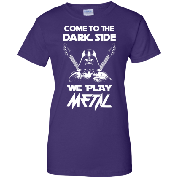 image 895 600x600px Star Wars: Come To The Dark Side We Play Metal T Shirt