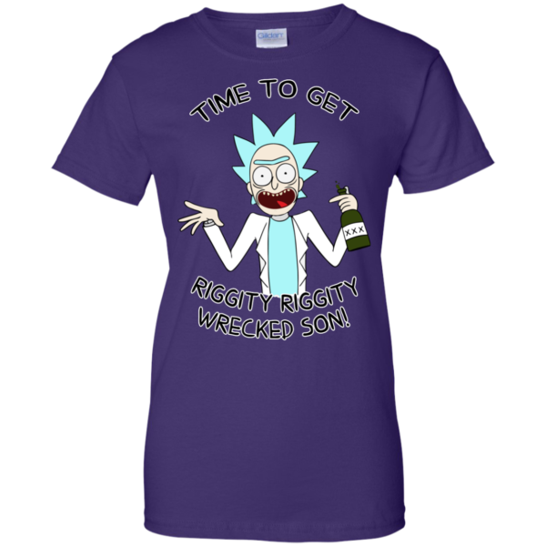image 917 600x600px Time to get riggity riggity wrecked son T shirt