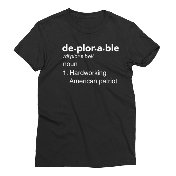 mockup 924e30cfpx Deplorable Definition: Hardworking American Patriot Women’s T Shirt