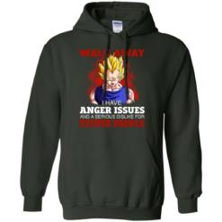 image 122 247x247px Dbz Vegeta: Walk Away I Have Anger Issues and A Serious Dislike T Shirt