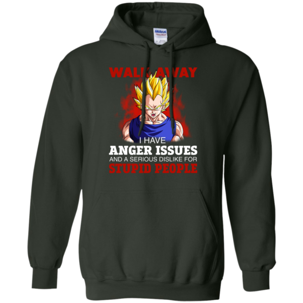 image 122 600x600px Dbz Vegeta: Walk Away I Have Anger Issues and A Serious Dislike T Shirt