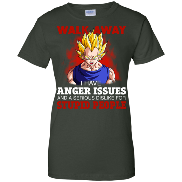 image 124 600x600px Dbz Vegeta: Walk Away I Have Anger Issues and A Serious Dislike T Shirt
