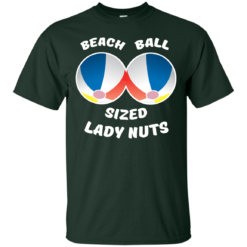 image 127 247x247px Beach Ball Sized Lady Nuts T Shirts & Hoodies