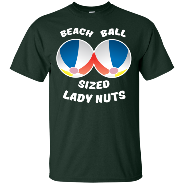 image 127 600x600px Beach Ball Sized Lady Nuts T Shirts & Hoodies