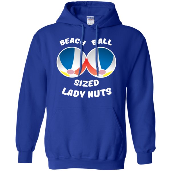 image 132 600x600px Beach Ball Sized Lady Nuts T Shirts & Hoodies