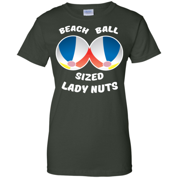 image 135 600x600px Beach Ball Sized Lady Nuts T Shirts & Hoodies