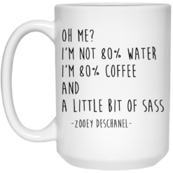 image 149 247x247px I'm Not 80% Water I'm 80% Coffee Mug