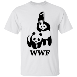image 280 247x247px WWF Panda Bear Wrestling T Shirts