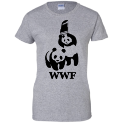 image 288 247x247px WWF Panda Bear Wrestling T Shirts