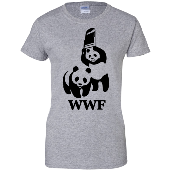 image 288 600x600px WWF Panda Bear Wrestling T Shirts