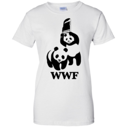 image 289 247x247px WWF Panda Bear Wrestling T Shirts
