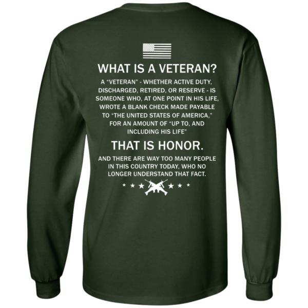 image 305 600x600px What Is A Veteran That Is Honor T Shirts, Hoodies & Tank Top