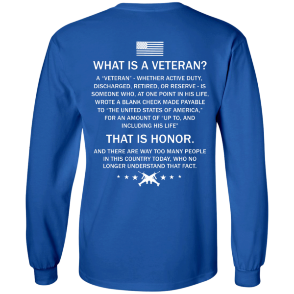 image 306 600x600px What Is A Veteran That Is Honor T Shirts, Hoodies & Tank Top