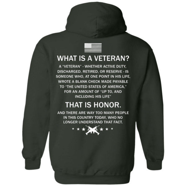 image 308 600x600px What Is A Veteran That Is Honor T Shirts, Hoodies & Tank Top