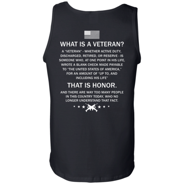 image 310 600x600px What Is A Veteran That Is Honor T Shirts, Hoodies & Tank Top