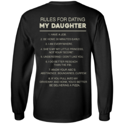 image 43 247x247px Rules For Dating My Daughter T Shirt, Hoodies & Tank Top