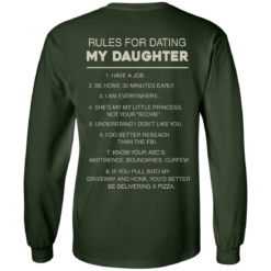 image 44 247x247px Rules For Dating My Daughter T Shirt, Hoodies & Tank Top