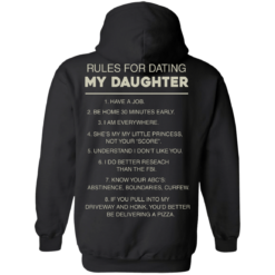 image 46 247x247px Rules For Dating My Daughter T Shirt, Hoodies & Tank Top